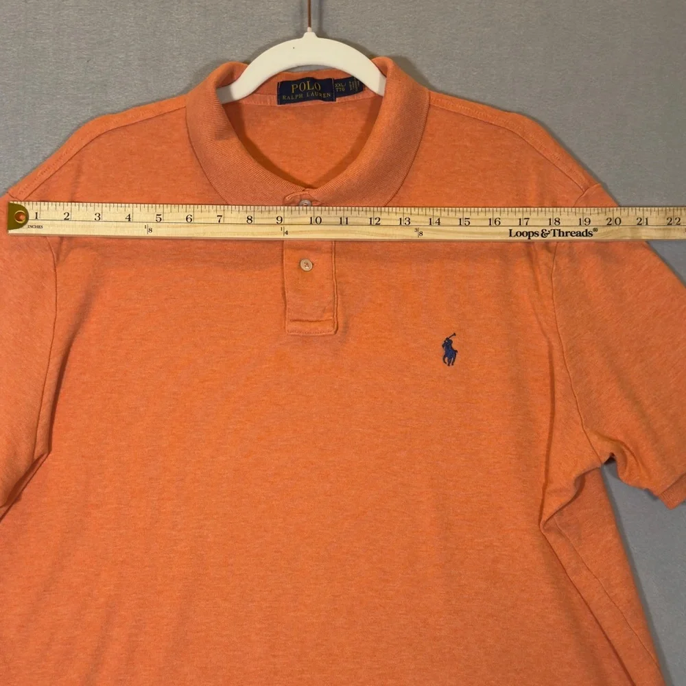 Ralph Lauren Orange‎ Short-Sleeve Polo with Navy Pony